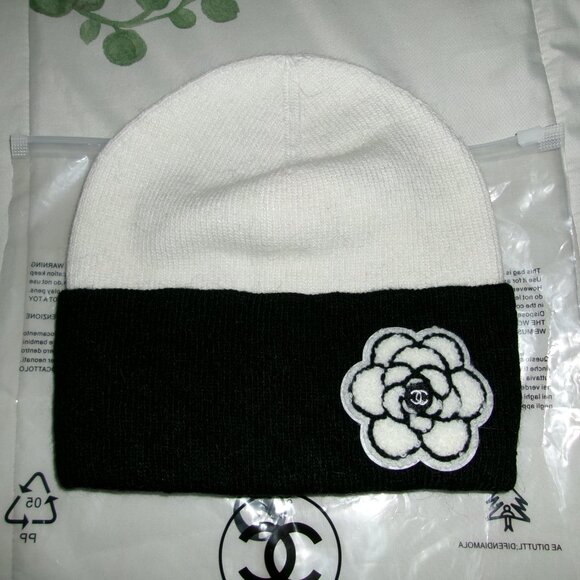 Chanel Camellia Flower Beanie Hat - Picture 1 of 4